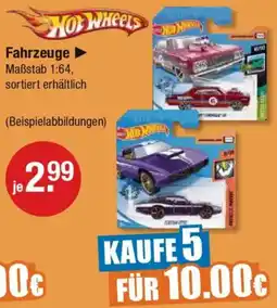 V Markt Hot Wheels Fahrzeuge Angebot