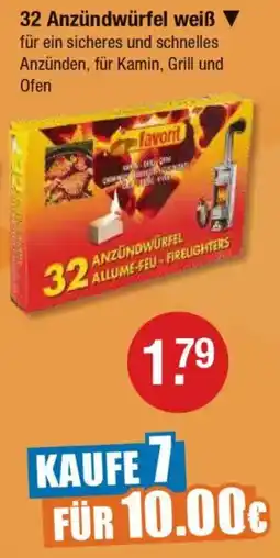V Markt 32 Anzündwürfel weiß Angebot
