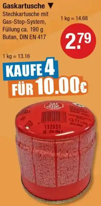 V Markt Gaskartusche Angebot