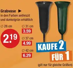 V Markt Grabvase Angebot