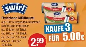 V Markt Swirl Fixierband Müllbeutel Angebot