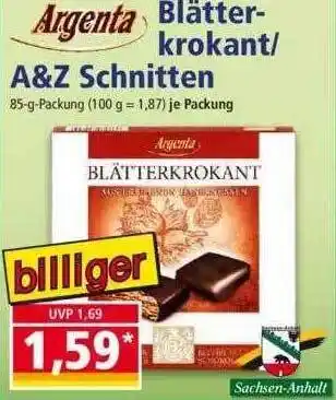 Norma Argenta Blätterkrokant Oder A&z Schnitten 85g Angebot