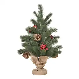 Netto Marken-Discount HOMCOM Weihnachtsbaum PE, Zement, Sackleinen Angebot