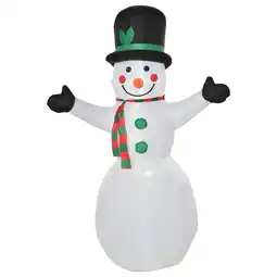 Netto Marken-Discount HOMCOM Weihnachtsschneemann Polyester Angebot
