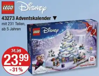 V Markt LEGO Disney 43273 Adventskalender Angebot