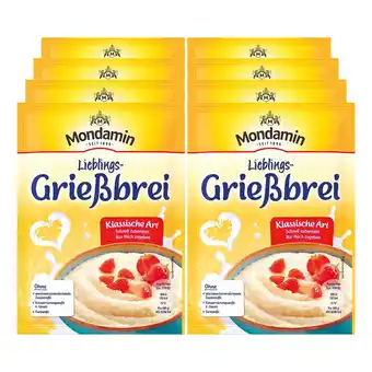 Netto Marken-Discount Mondamin Grießbrei klassische Art für 500 ml, 8er Pack Angebot