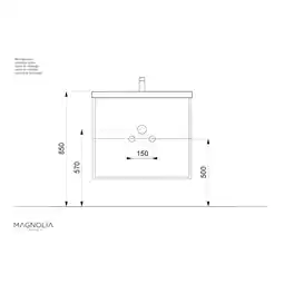 Netto Marken-Discount Badmöbel Portus 600 SlimLine weiss hochglanz Angebot