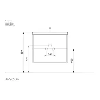 Netto Marken-Discount Badmöbel Portus 600 SlimLine weiss hochglanz Angebot