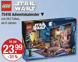 V Markt LEGO STAR WARS 75418 Adventskalender Angebot
