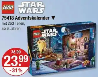 V Markt LEGO STAR WARS 75418 Adventskalender Angebot