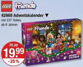 V Markt LEGO Friends 42668 Adventskalender Angebot