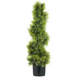 Netto Marken-Discount HOMCOM Kunstpflanze Kunststoff, Metall Angebot