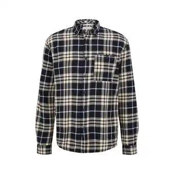 Netto Marken-Discount Tom Tailor Hemd Langarmhemd mit Karomuster und Kentkragen Angebot