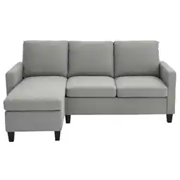 Netto Marken-Discount HOMCOM Ecksofa Polyester, Kiefernholz Angebot