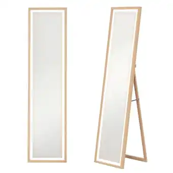 Netto Marken-Discount HOMCOM Ganzkörperspiegel Hartglas, MDF Angebot