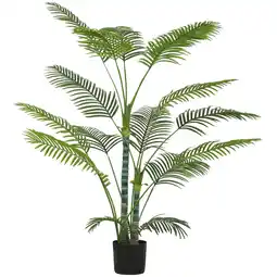 Netto Marken-Discount HOMCOM Künstliche Palme Kunststoff, Zement Angebot