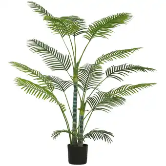 Netto Marken-Discount HOMCOM Künstliche Palme Kunststoff, Zement Angebot