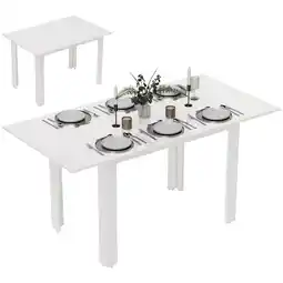 Netto Marken-Discount HOMCOM Ausziehbarer Esstisch MDF Angebot