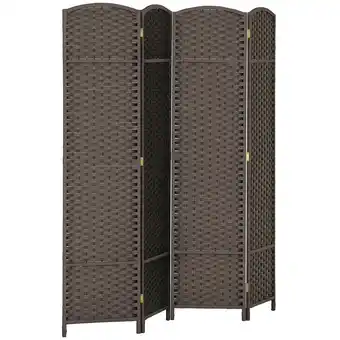 Netto Marken-Discount HOMCOM Paravent Polypropylen, Kiefernholz Angebot