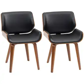 Netto Marken-Discount HOMCOM Essstühle Kunstleder, Holz Angebot