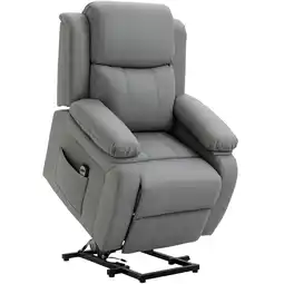 Netto Marken-Discount HOMCOM Relaxsessel Kunstleder, Stahl Angebot
