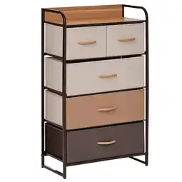 Netto Marken-Discount HOMCOM Kommode Leinen, Stahl Angebot