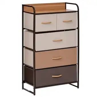 Netto Marken-Discount HOMCOM Kommode Leinen, Stahl Angebot