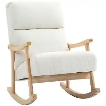 Netto Marken-Discount HOMCOM Schaukelstuhl Polyester, Schaumstoff Angebot