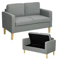 Netto Marken-Discount HOMCOM 2 Sitzer Sofa Polyester Angebot