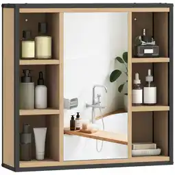 Netto Marken-Discount HOMCOM Spiegelschrank Spanplatte, Glas Angebot