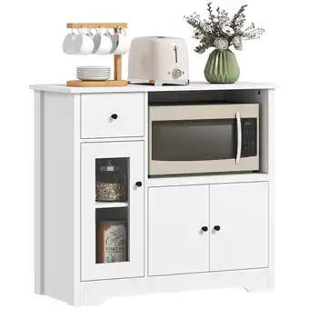Netto Marken-Discount HOMCOM Mikrowellenschrank Spanplatte Angebot