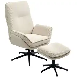 Netto Marken-Discount HOMCOM Relaxsessel mit Hocker Polyester Angebot