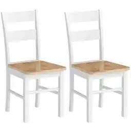 Netto Marken-Discount HOMCOM Esszimmerstühle Gummiholz Angebot