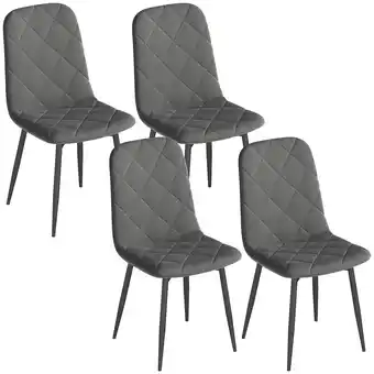 Netto Marken-Discount HOMCOM Esszimmerstühle Polyester, Stahl Angebot