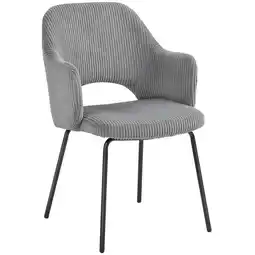 Netto Marken-Discount HOMCOM Esszimmerstuhl Cord, Stahl Angebot