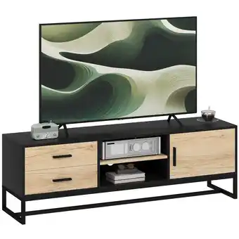 Netto Marken-Discount HOMCOM TV Schrank Spanplatte, Stahl Angebot
