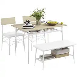 Netto Marken-Discount HOMCOM Essgruppe Stahl, MDF Angebot