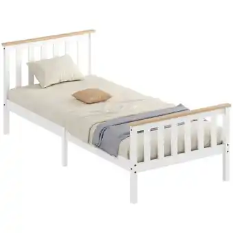 Netto Marken-Discount HOMCOM Bettgestell Kiefernholz Angebot