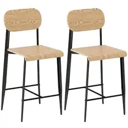 Netto Marken-Discount HOMCOM Barhocker Stahl, Holzwerkstoff Angebot