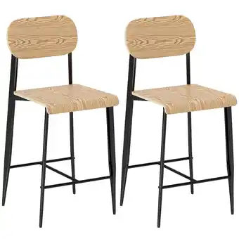 Netto Marken-Discount HOMCOM Barhocker Stahl, Holzwerkstoff Angebot