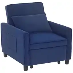 Netto Marken-Discount HOMCOM Schlafsessel Polyester, Eukalyptusholz Angebot
