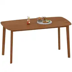 Netto Marken-Discount HOMCOM Esstisch Kiefernholz Angebot