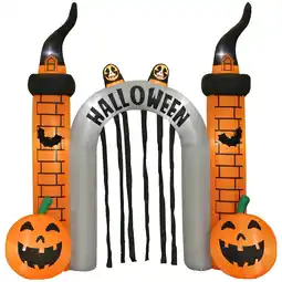Netto Marken-Discount Outsunny Aufblasbarer Halloween Torbogen Polyester Angebot