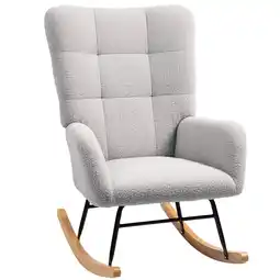 Netto Marken-Discount HOMCOM Schaukelstuhl Teddysamt Angebot