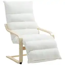 Netto Marken-Discount HOMCOM Lounge-Sessel Polyester, Birkenlaminat Angebot