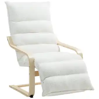 Netto Marken-Discount HOMCOM Lounge-Sessel Polyester, Birkenlaminat Angebot
