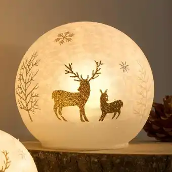 NKD LED-Glaskugel Winterzauber mit Timerfunktion Angebot