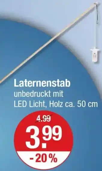 V Markt Laternenstab Angebot