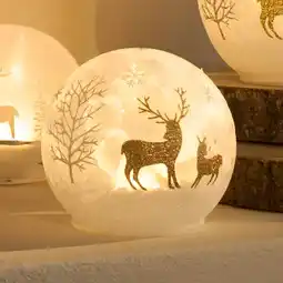 NKD LED-Glaskugel Winterzauber mit Timerfunktion Angebot