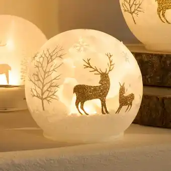 NKD LED-Glaskugel Winterzauber mit Timerfunktion Angebot